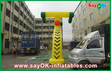 सीई ब्लोअर के साथ अनुकूलित आकार विशालकाय प्रोमोशनल Inflatable साइकिल मॉडल