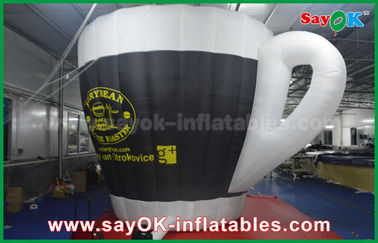 प्रोमोशनल के लिए प्रिंट के साथ ऑक्सफोर्ड क्लॉथ आउटडोर विशालकाय Inflatable कप मॉडल