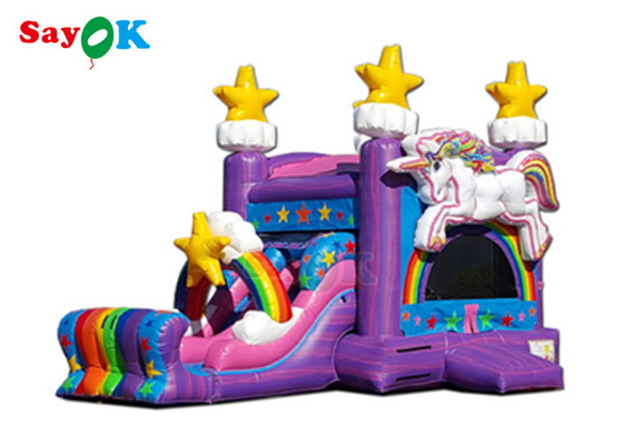 Inflatable Kids Slide Inflatable Unicorn Bounce House Jumper Slide Party Rent Unicorn Kid Zone Wet Dry कॉम्बो