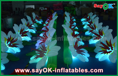 अनुकूलित नायलॉन कपड़ा Inflatable प्रकाश सजावट वेडिंग फूल श्रृंखला