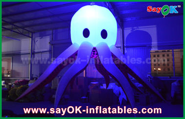 एलईडी लाइट के साथ विभिन्न रंग Inflatable प्रकाश सजावट Inflatable ऑक्टोपस