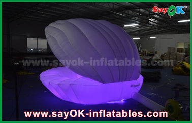 सीई नायलॉन कपड़ा विशालकाय Inflatable प्रकाश सजावट पार्टी चरण के लिए नेतृत्व दिल