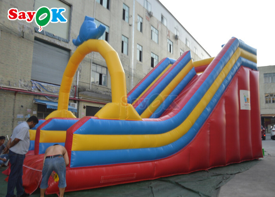 Inflatable Dry Slide Waterproof Commercial Inflatable Slide बच्चों के बड़े ब्लो अप स्लाइड खेल