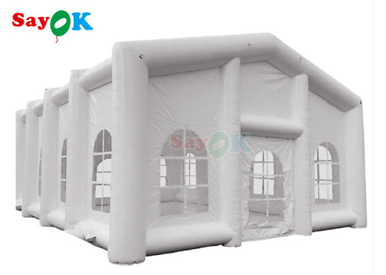 आउटडोर inflatable तम्बू एलईडी रंग आउटडोर inflatable तम्बू घन inflatable शादी पार्टी तम्बू