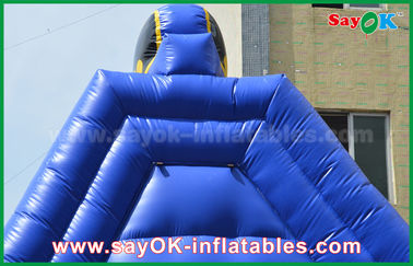 डिजिटल प्रिंटिंग के साथ ब्लो अप स्लिप एन स्लाइड / वयस्क खेल जंबो inflatable बाउंसर सूखी स्लाइड