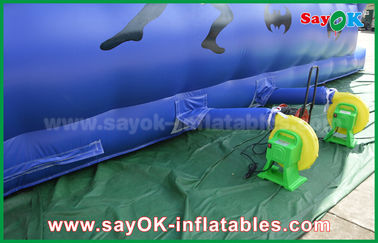 अनुकूलन योग्य 8 मीटर की फुलाए जाने योग्य बाउंसर स्लाइड आकर्षक उपस्थिति और दिलचस्प खेलने के तरीकों के साथ