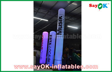 घटना / पार्टी / शादी के लिए एलईडी प्रकाश आउटडोर Inflatable सजावट स्तंभ