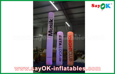 घटना / पार्टी / शादी के लिए एलईडी प्रकाश आउटडोर Inflatable सजावट स्तंभ