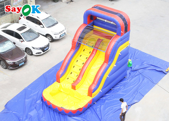 सरल पीवीसी inflatable स्लाइड एकल डायनासोर सूखी स्लाइड inflatable स्लाइड के साथ उछाल घर पूल के लिए inflatable स्लाइड