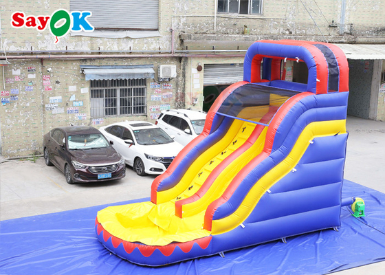सरल पीवीसी inflatable स्लाइड एकल डायनासोर सूखी स्लाइड inflatable स्लाइड के साथ उछाल घर पूल के लिए inflatable स्लाइड