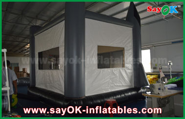 0.6 मिमी पीवीसी 4x3m ग्रे Inflatable कूदते कैसल लोकप्रिय हैप्पी हॉप बाउंसी कैसल