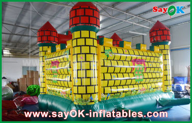 टिकाऊ 0.45 मिमी पीवीसी Inflatable कूदते कैसल बाउंसर Trampoline बाउंडिंग टेबल
