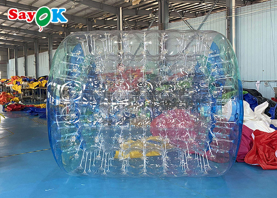तैरते पानी के खिलौने 0.9 मिमी पीवीसी टारपौलीन झील स्विमिंग पूल के लिए inflatable पानी रोलर बॉल