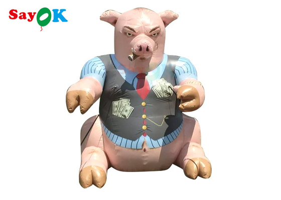 EN71 inflatable कार्टून चरित्र सुअर मॉडल विज्ञापन आउटडोर सजावट ब्लो अप कार्टून चरित्र