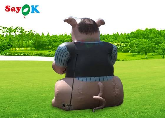 EN71 inflatable कार्टून चरित्र सुअर मॉडल विज्ञापन आउटडोर सजावट ब्लो अप कार्टून चरित्र