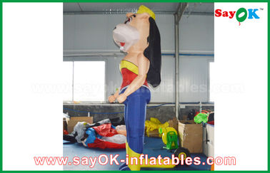 2 मीटर ऊंचाई के inflatable विज्ञापन गुब्बारे inflatable कार्टून पात्र inflatable bossy cow with built-in blower