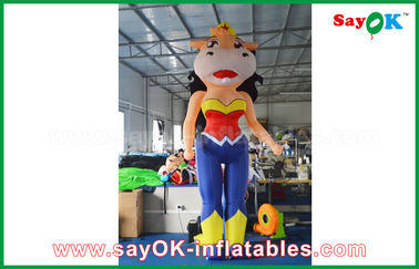 2 मीटर ऊंचाई के inflatable विज्ञापन गुब्बारे inflatable कार्टून पात्र inflatable bossy cow with built-in blower