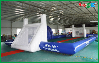 आउटडोर CE मानक के लिए Inflatable फुटबॉल खेल पीवीसी पनरोक फुटबॉल आकार का Inflatable पूल फील्ड