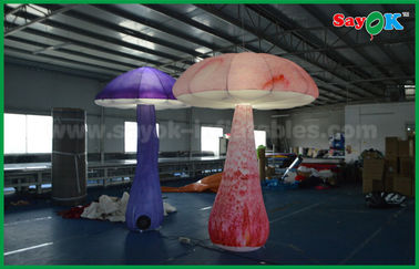 घटनाक्रम सजावट के लिए विशाल प्रकाश Inflatable आकार ऊपर मशरूम उड़ाओ