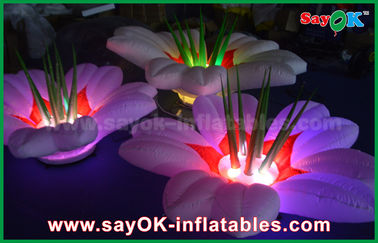फूल आकार की Inflatable प्रकाश सजावट, वेडिंग Inflatable एलईडी लाइट