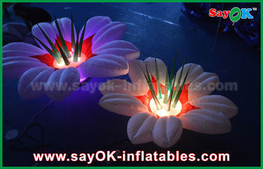 फूल आकार की Inflatable प्रकाश सजावट, वेडिंग Inflatable एलईडी लाइट