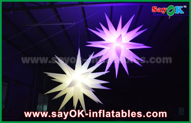 पब / बार के लिए विशाल 1.5 मीटर एलईडी स्टार गुब्बारे Inflatable प्रकाश सजावट