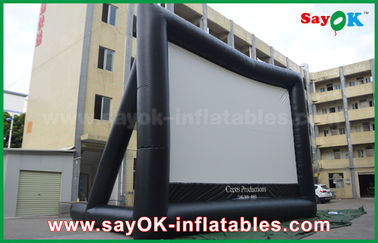 इन्फ्लेटेबल सिनेमा स्क्रीन जाइंट 10 ML X 7 MH प्रोजेक्शन क्लॉथ इन्फ्लेटेबल टीवी स्क्रीन CE / SGS सर्टिफिकेट