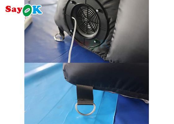 गतिविधि प्रदर्शनियों के लिए बहुक्रियाशील ग्रोन ब्लैक inflatable सुरंग तम्बू