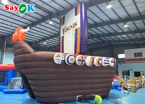बड़ा inflatable तम्बू 210D ऑक्सफोर्ड समुद्री डाकू जहाज थीम विज्ञापन के लिए inflatable सुरंग