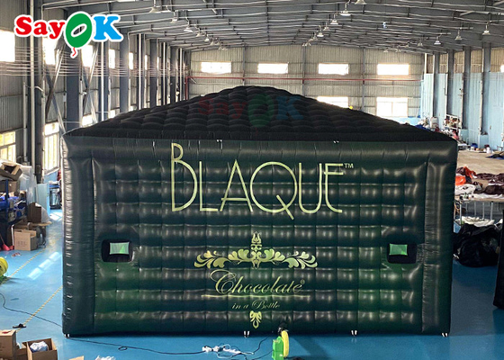एलईडी रोशनी के साथ बड़े inflatable तम्बू विशाल मोबाइल 8x8x4m आउटडोर inflatable तम्बू जलरोधक