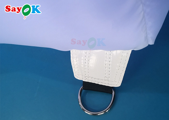 कस्टम inflatable तम्बू एलईडी ऑक्सफोर्ड inflatable घन तम्बू वर्ग पार्टी केंद्र प्रदर्शन के लिए मार्की