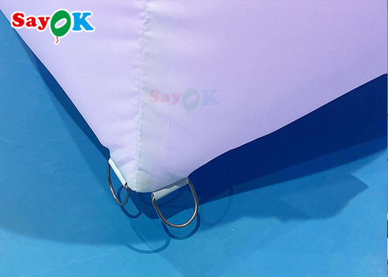 मोबाइल 8x8x4m आउटडोर सफेद inflatable हवा का तम्बू खुश पार्टियों के लिए inflatable पार्टी तम्बू