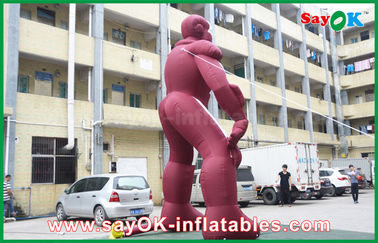 घटना के लिए टिकाऊ Inflatable आयरन मैन / स्पाइडर मैन कार्टून चरित्र हीरो