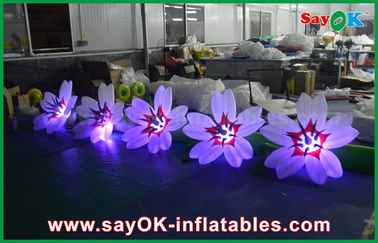 शादी और घटना के लिए नायलॉन Inflatable प्रकाश सजावट फूल श्रृंखला