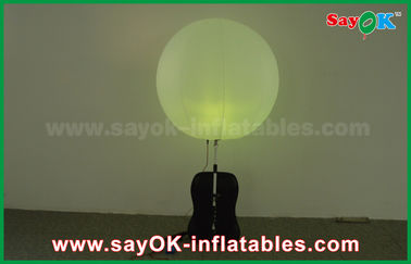 विज्ञापन के लिए एलईडी लाइट के साथ विंडप्रूफ नायलॉन Inflatable प्रकाश सजावट बैकपैक बॉल