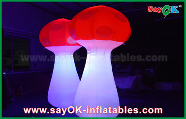 शादी सजावट के लिए स्टेज सजावट विशालकाय Inflatable एलईडी मशरूम प्रकाश