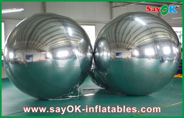 घटना सजावट के लिए अनुकूलित आकार के लिए बड़ा inflatable गेंद पीवीसी दर्पण गेंद
