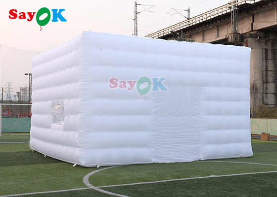 एलईडी लाइट इवेंट वेडिंग टेंट हाउस नाइट क्लब inflatable घन टेंट