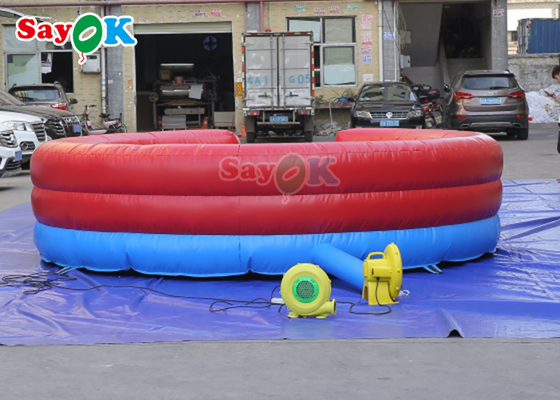 आउटडोर वयस्क खेल खेल ग्लेडिएटर inflatable जौस्टिंग अखाड़ा ज्वलनशील जौस्टिंग रिंग क्षेत्र
