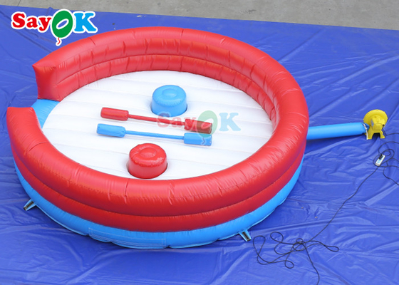 आउटडोर वयस्क खेल खेल ग्लेडिएटर inflatable जौस्टिंग अखाड़ा ज्वलनशील जौस्टिंग रिंग क्षेत्र