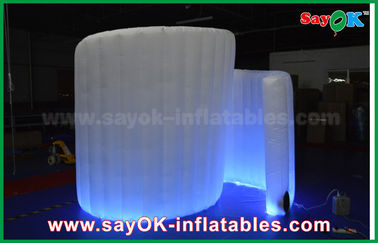 फोटो बूथ संलग्नक Inflatable पोर्टेबल मोबाइल फोटो बूथ सर्पिल दीवार टिकाऊ एसजीएस प्रमाणन