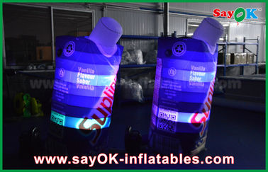 2 एम लोगो मुद्रित बेबी फीडर ड्रिंक Inflatable बोतल ऑक्सफोर्ड कपड़ा वाणिज्यिक ग्रेड