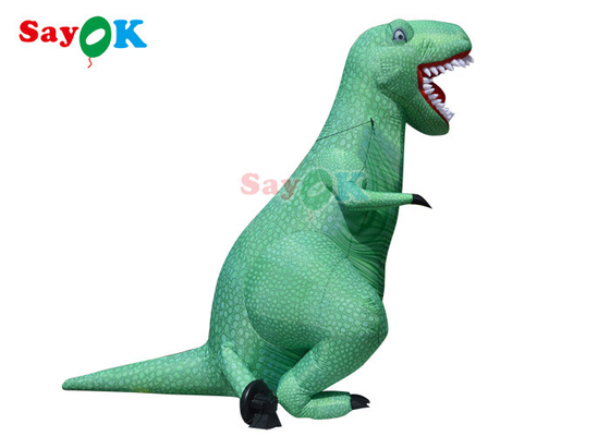 अनुकूलित ब्लो अप कार्टून पात्रों inflatable कार्टून पात्रों चलती पोशाक inflatable शुभंकर डायनासोर