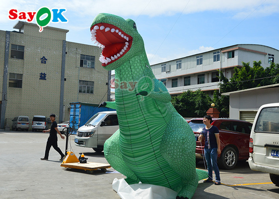 अनुकूलित ब्लो अप कार्टून पात्रों inflatable कार्टून पात्रों चलती पोशाक inflatable शुभंकर डायनासोर