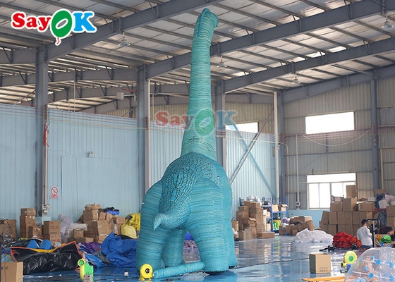 inflatable क्रिसमस डायनासोर 7m inflatable क्रिसमस डायनासोर यार्ड सजावट inflatable Tyrannosaurus Rex मॉडल
