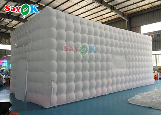 लाउंज नाइट क्लब Inflatable Camping Tent लाइट्स के साथ Inflatable नाइट क्लब Inflatable Air Tent