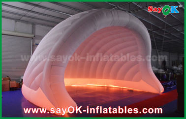आउटडोर inflatable तम्बू 210D ऑक्सफोर्ड एलईडी inflatable हवा तम्बू गुंबद inflatable इग्लू तम्बू पार्टी के लिए जलरोधक