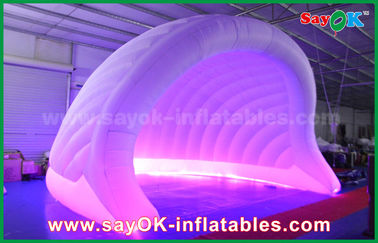 आउटडोर inflatable तम्बू 210D ऑक्सफोर्ड एलईडी inflatable हवा तम्बू गुंबद inflatable इग्लू तम्बू पार्टी के लिए जलरोधक