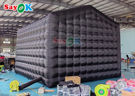 5.5x4.9x4.3mH बैकयार्ड डिस्को लाइट के साथ inflatable नाइट क्लब तम्बू