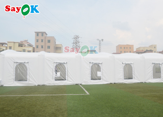 पीवीसी वाटरप्रूफ व्हाइट वेडिंग inflatable एयर टेंट ब्लो अप मार्की आउटडोर सर्वश्रेष्ठ inflatable टेंट